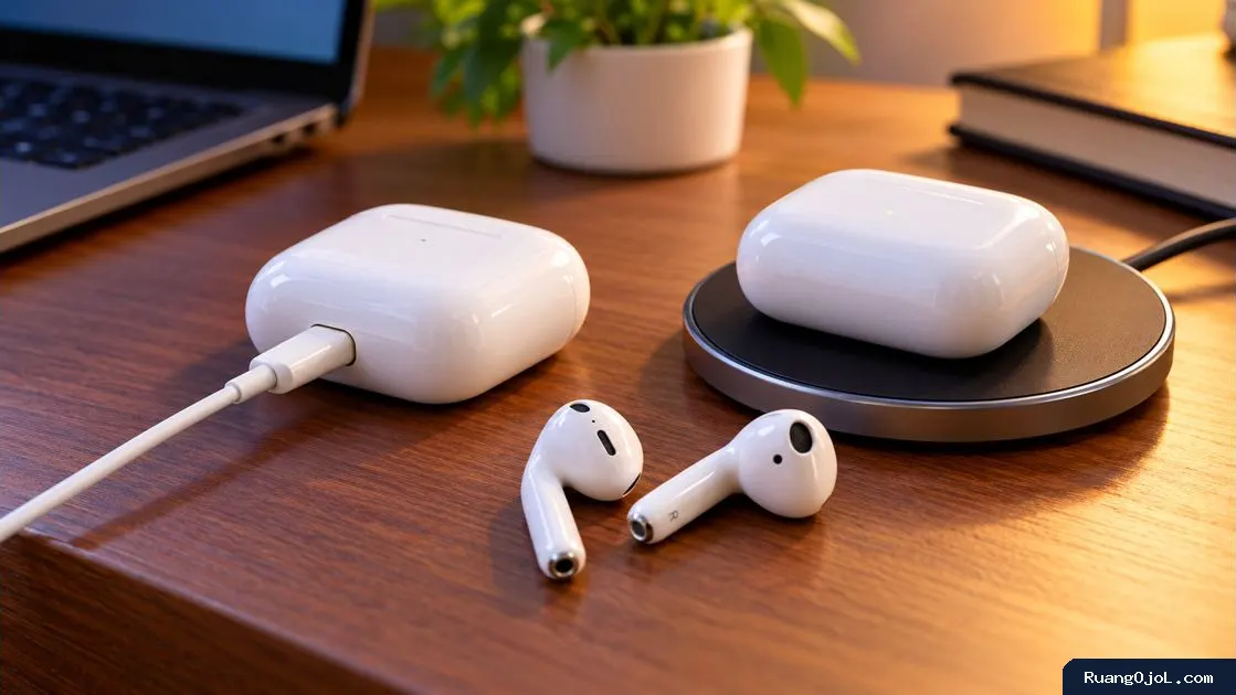Isi Daya AirPods Pakai Kabel atau Nirkabel, Mana Lebih Baik?