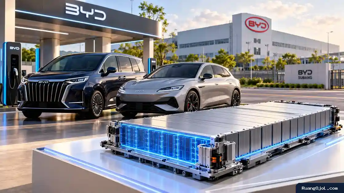 BYD Blade Battery Generasi Kedua Diproduksi Lokal di Subang