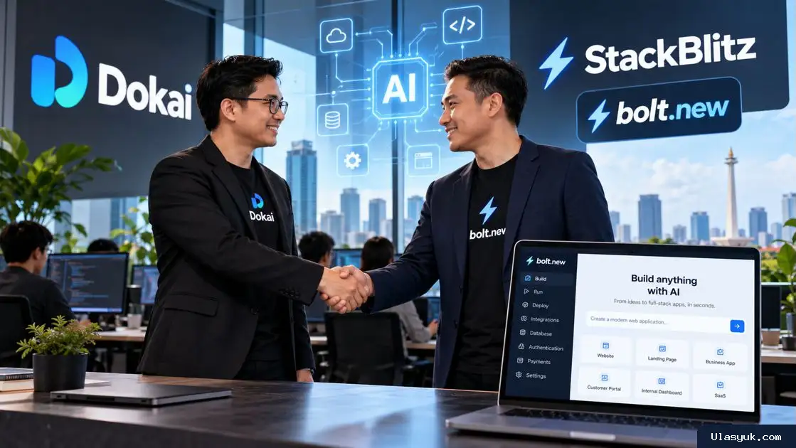 Dokai Diakuisisi StackBlitz, Teknologi AI Agent Masuk Bolt.new