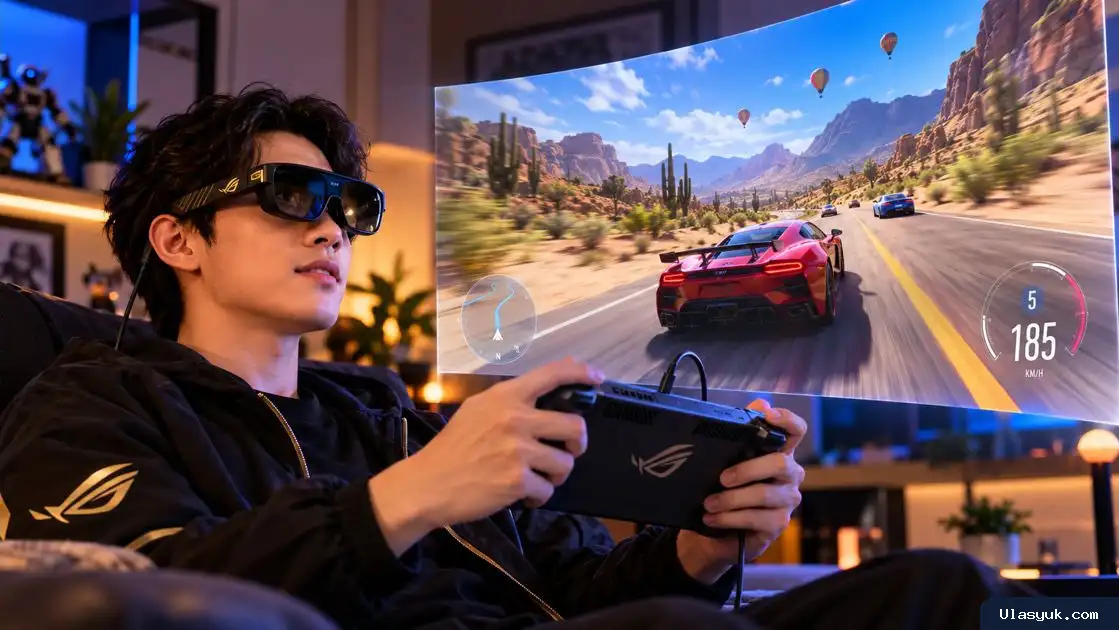 ROG Xreal R1 Edition 20, Kacamata AR dengan Layar Virtual 171 Inci