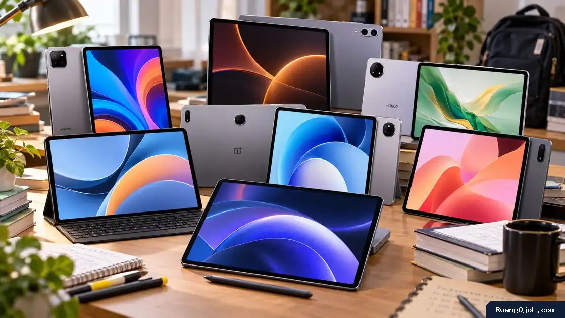 8 Tablet Android RAM 12 GB untuk Mahasiswa, Ini Pilihannya