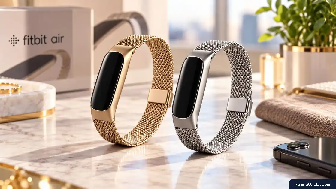 Google Rilis Tali Metal Mesh Fitbit Air, Harga Mulai US$69,99
