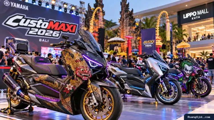 CustoMAXI 2026 Kembali ke Bali, Yamaha XMAX Tampil dengan Teknologi Canggih