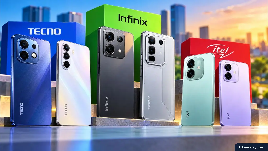 Harga HP Tecno, Infinix, dan Itel Awal Oktober 2026