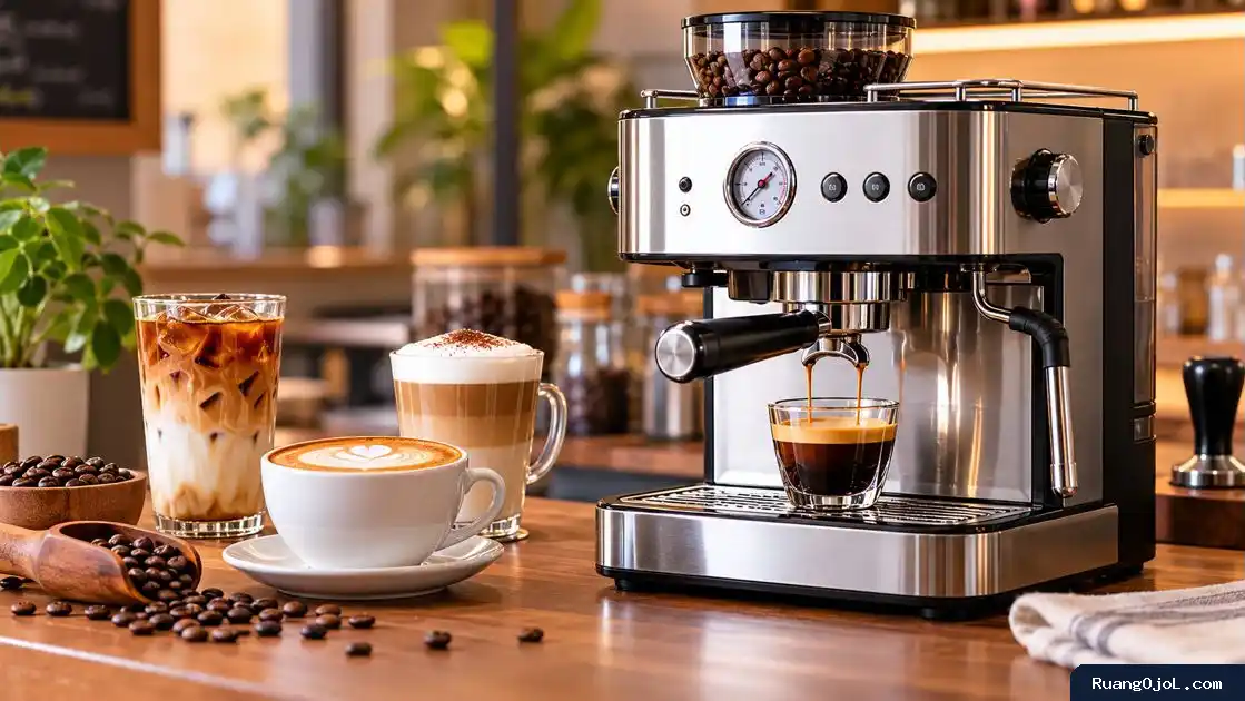 4 Rekomendasi Mesin Kopi Espresso untuk Kebutuhan Kafe