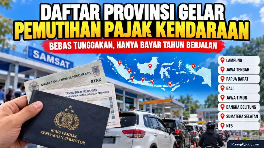 Daftar Provinsi yang Masih Gelar Pemutihan Pajak Kendaraan 2026