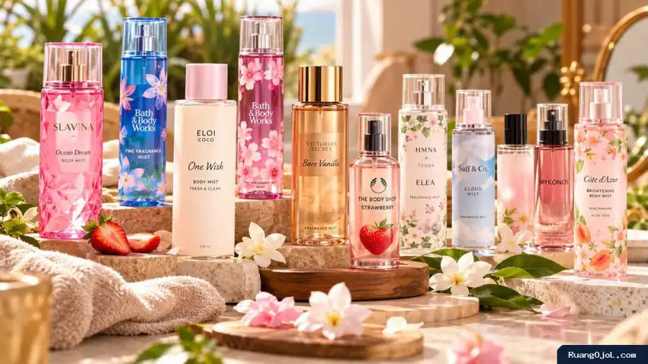 10 Rekomendasi Body Mist Terbaik untuk Tampil Wangi dan Segar Seharian
