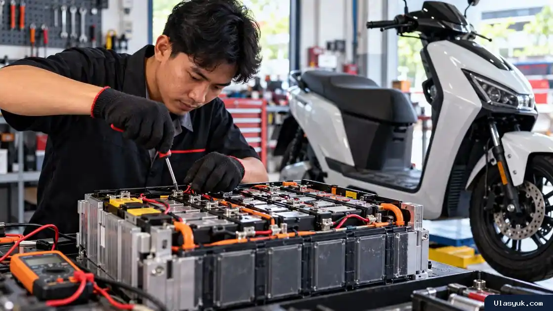 Biaya Balancing Baterai Motor Listrik, Mulai di Bawah Rp100 Ribu