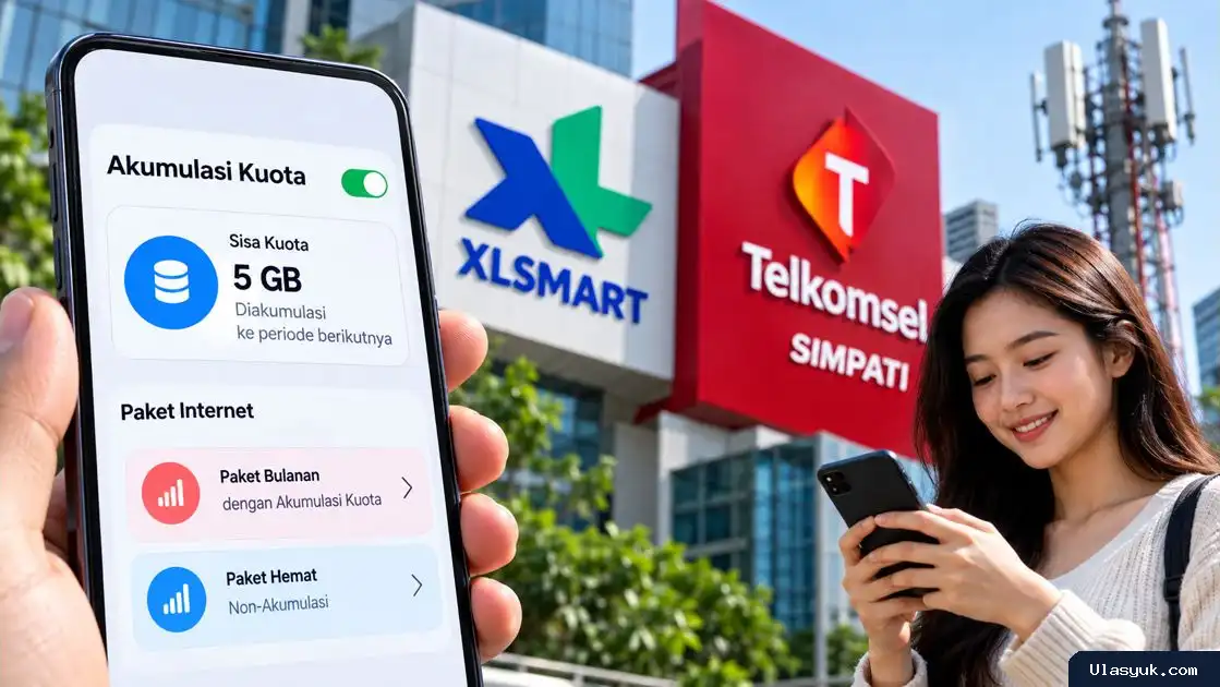 Operator Seluler Siapkan Pilihan Paket dengan Akumulasi Kuota