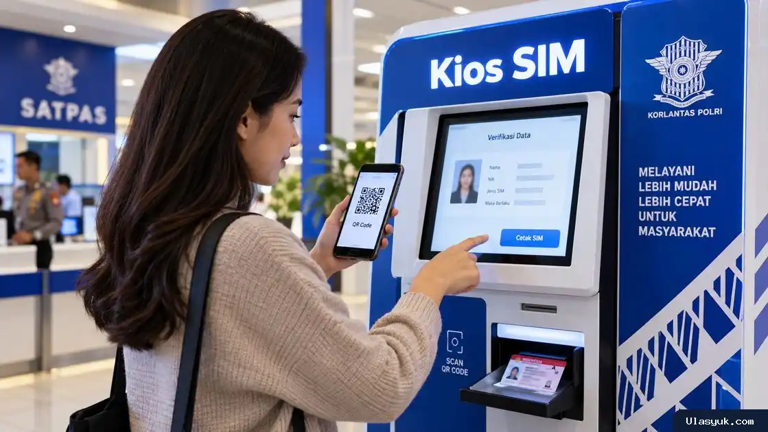 Kios SIM Korlantas, Cetak SIM A dan C Mandiri