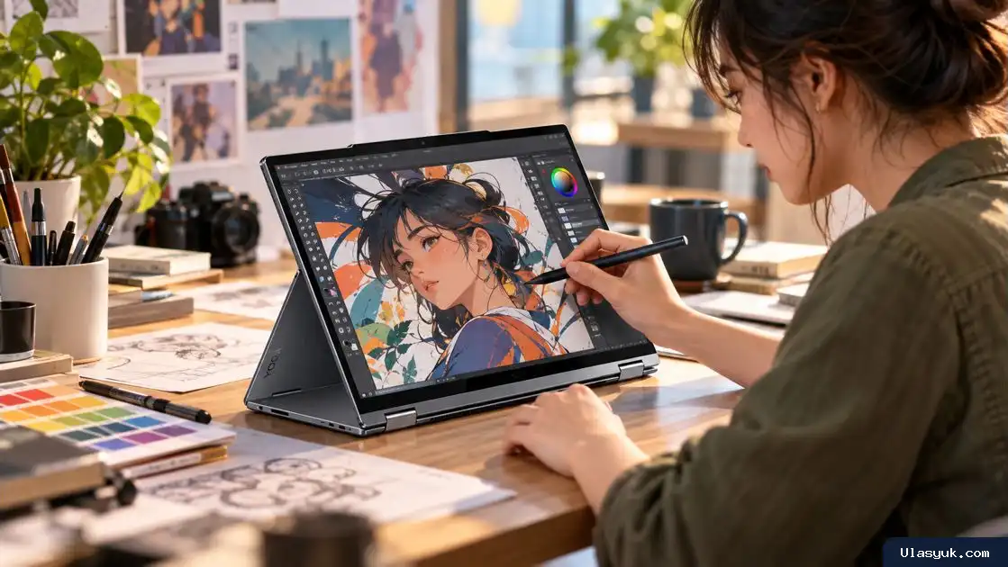 Laptop 2-in-1 untuk Ilustrator, Ini Kriteria dan Lenovo Yoga 7i