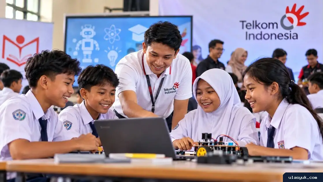 Telkom Perkuat Pendidikan Digital bagi 537 Siswa di Kulon Progo